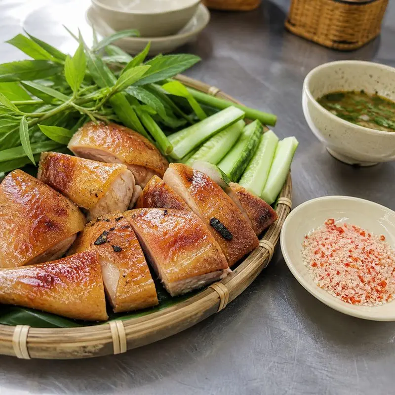 Gà Nướng Muối Ớt Shin Nón Lá