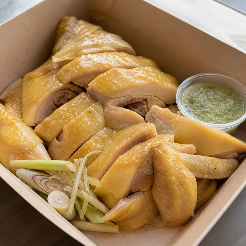 Gà ủ muối Duyên Seafood