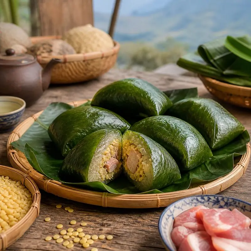 Bánh chưng gù Hà Giang và câu chuyện từ cao nguyên đá