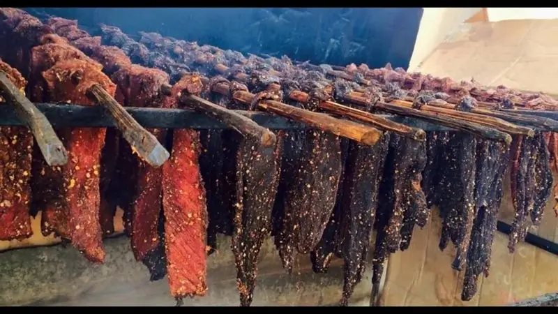 Thịt trâu gác bếp Hà Giang