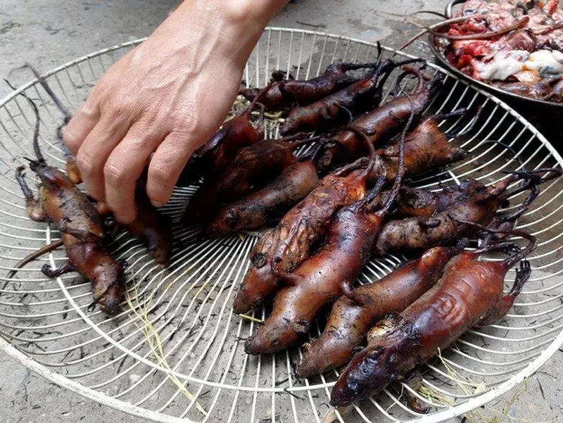 Thịt chuột La Chí nướng