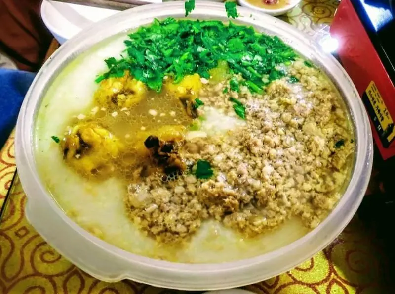 Quán cháo ấu tẩu Mộc Miên