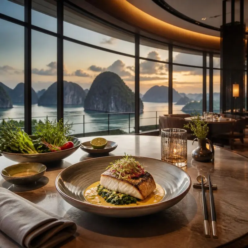 Khám phá Nhà hàng Panorama Hạ Long từ tầng thượng
