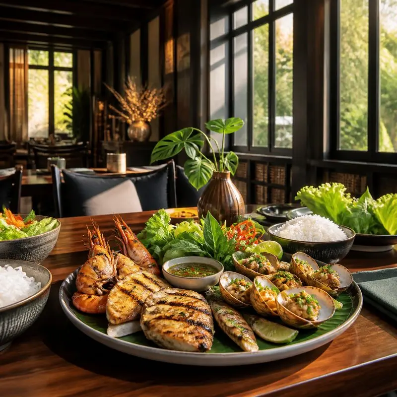 May Corner Hạ Long: Không gian ấm cúng và thực đơn phong phú