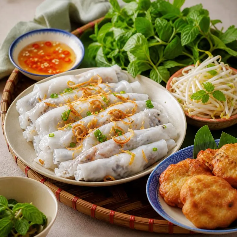 Khám phá 12 quán bánh cuốn chả mực tại Hạ Long