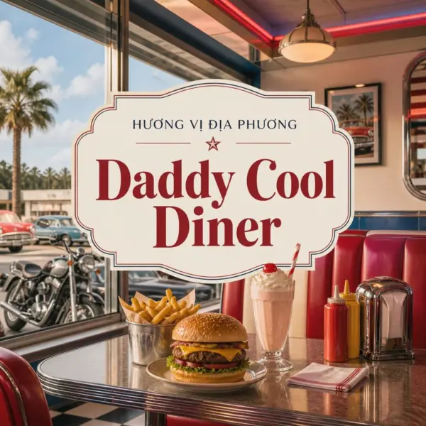 Khám phá Daddy Cool Diner và sắc màu Mỹ hoài cổ ở Quận 2