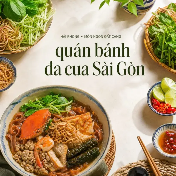 10 địa chỉ bánh đa cua tại Sài Gòn cho hành trình khám phá vị Hải Phòng