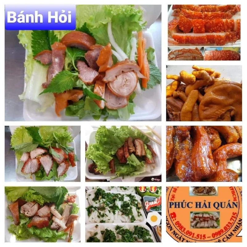 Bánh mì, bánh hỏi heo quay Phúc Hải