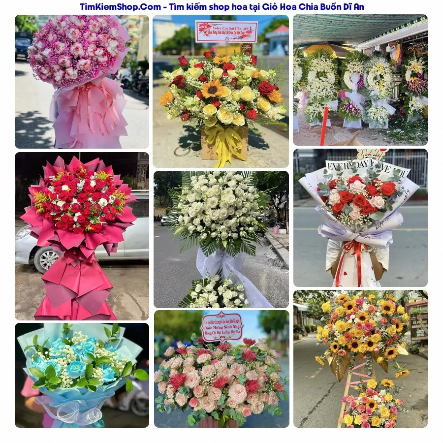 Hoa Tươi Thương Nguyễn - Đặt Hoa Đám Tang Dĩ An