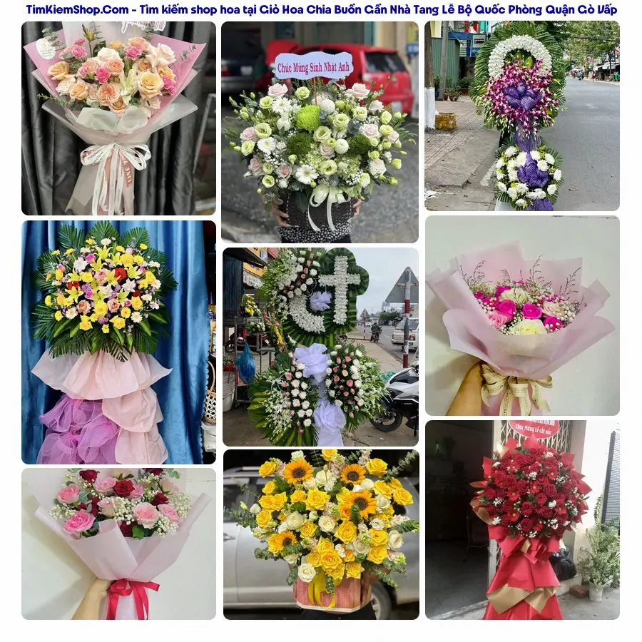 Hoa Tươi Thương Nguyễn - Đặt Hoa Đám Tang Gần Nhà Tang Lễ Bộ Quốc Phòng Quận Gò Vấp