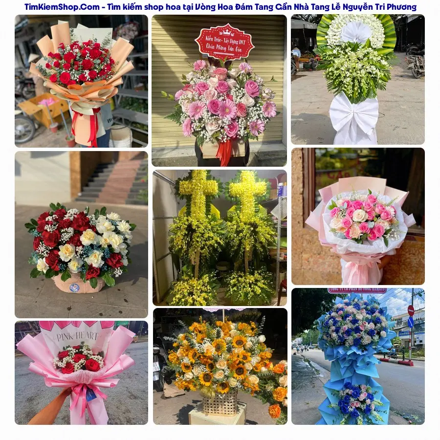 Hoa Tươi Thương Nguyễn - Đặt Hoa Đám Tang Gần Nhà Tang Lễ Nguyễn Tri Phương