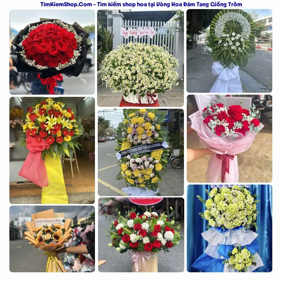 Hoa Tươi Thương Nguyễn - Đặt Hoa Đám Tang Giồng Trôm