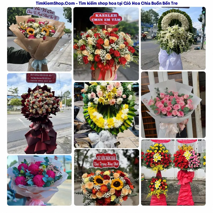 Hoa Tươi Thủy Nguyễn - Đặt Hoa Đám Tang Bến Tre