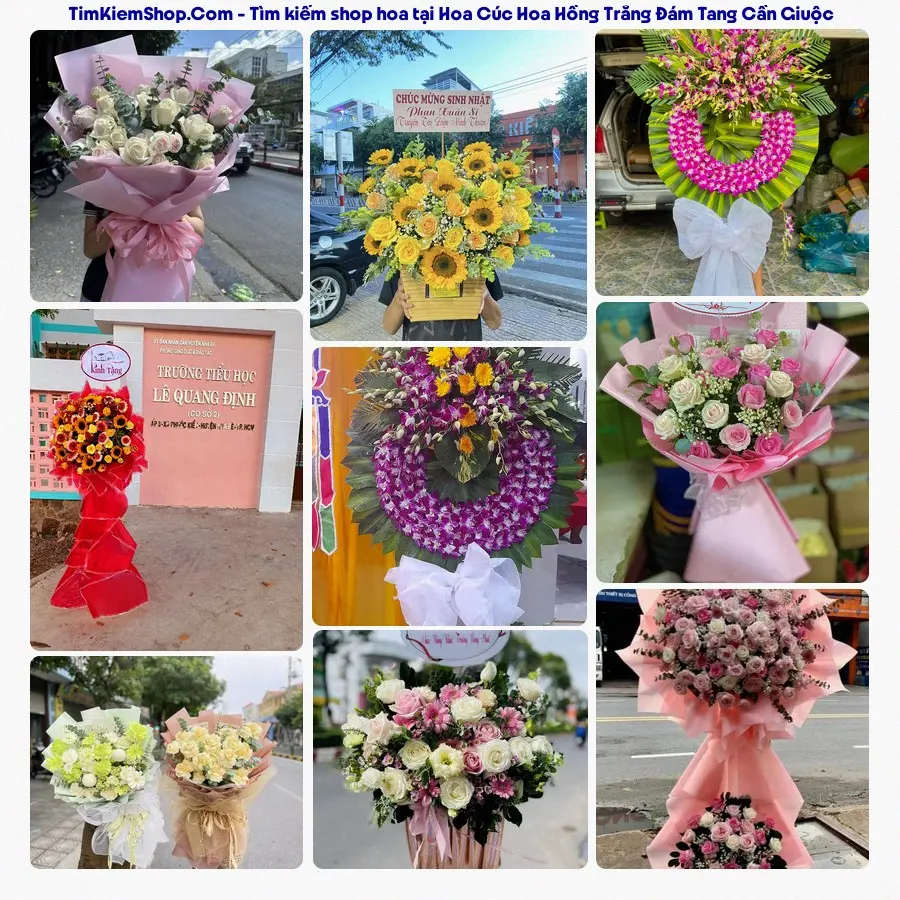 Hoa Tươi Thủy Nguyễn - Đặt Hoa Đám Tang Cần Giuộc