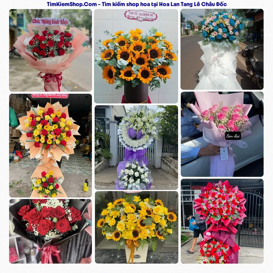 Hoa Tươi Thủy Nguyễn - Đặt Hoa Đám Tang Châu Đốc