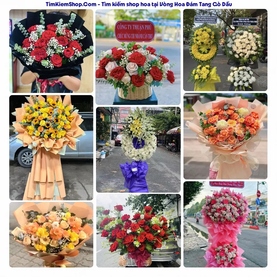 Hoa Tươi Thủy Nguyễn - Đặt Hoa Đám Tang Gò Dầu