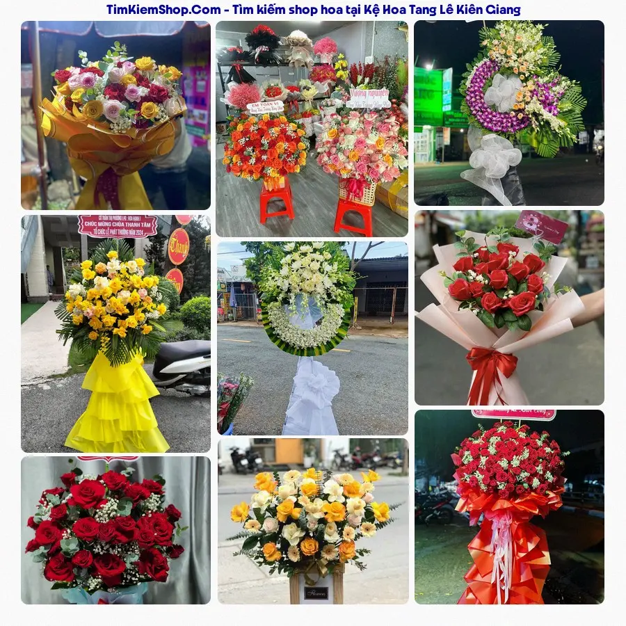 Hoa Tươi Thủy Nguyễn - Đặt Hoa Đám Tang Kiên Giang
