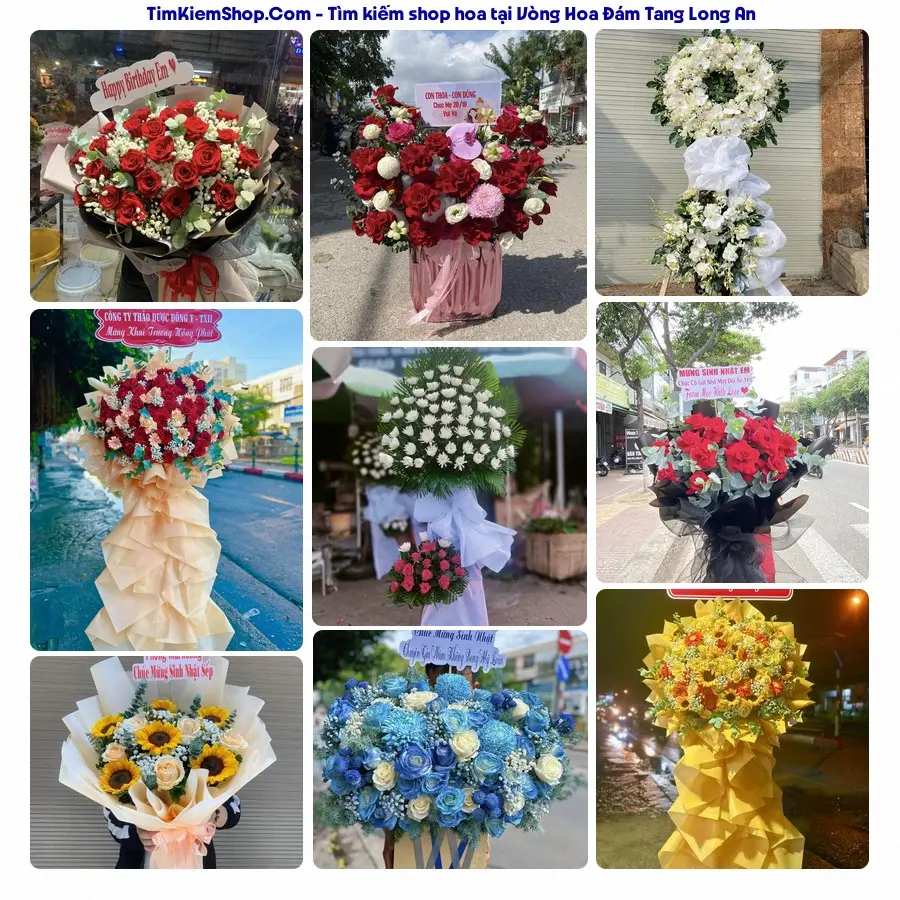 Hoa Tươi Thủy Nguyễn - Đặt Hoa Đám Tang Long An