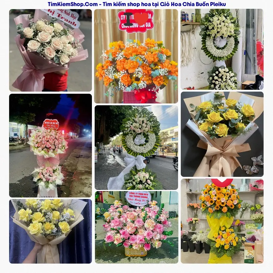 Hoa Tươi Thủy Nguyễn - Đặt Hoa Đám Tang Pleiku