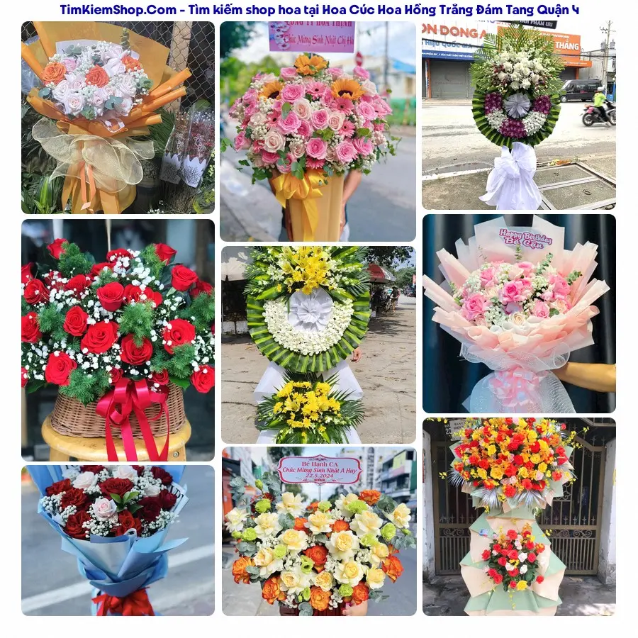 Hoa Tươi Thủy Nguyễn - Đặt Hoa Đám Tang Quận 4