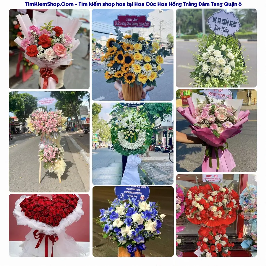 Hoa Tươi Thủy Nguyễn - Đặt Hoa Đám Tang Quận 6