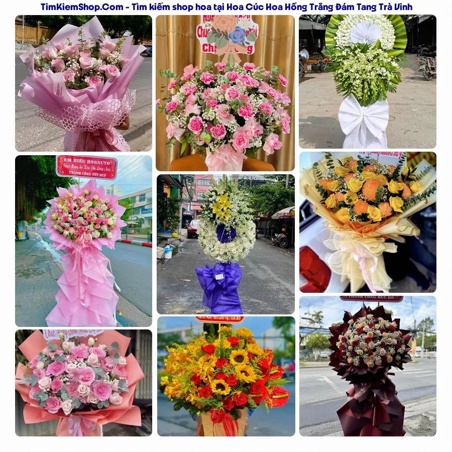 Hoa Tươi Thủy Nguyễn - Đặt Hoa Đám Tang Trà Vinh