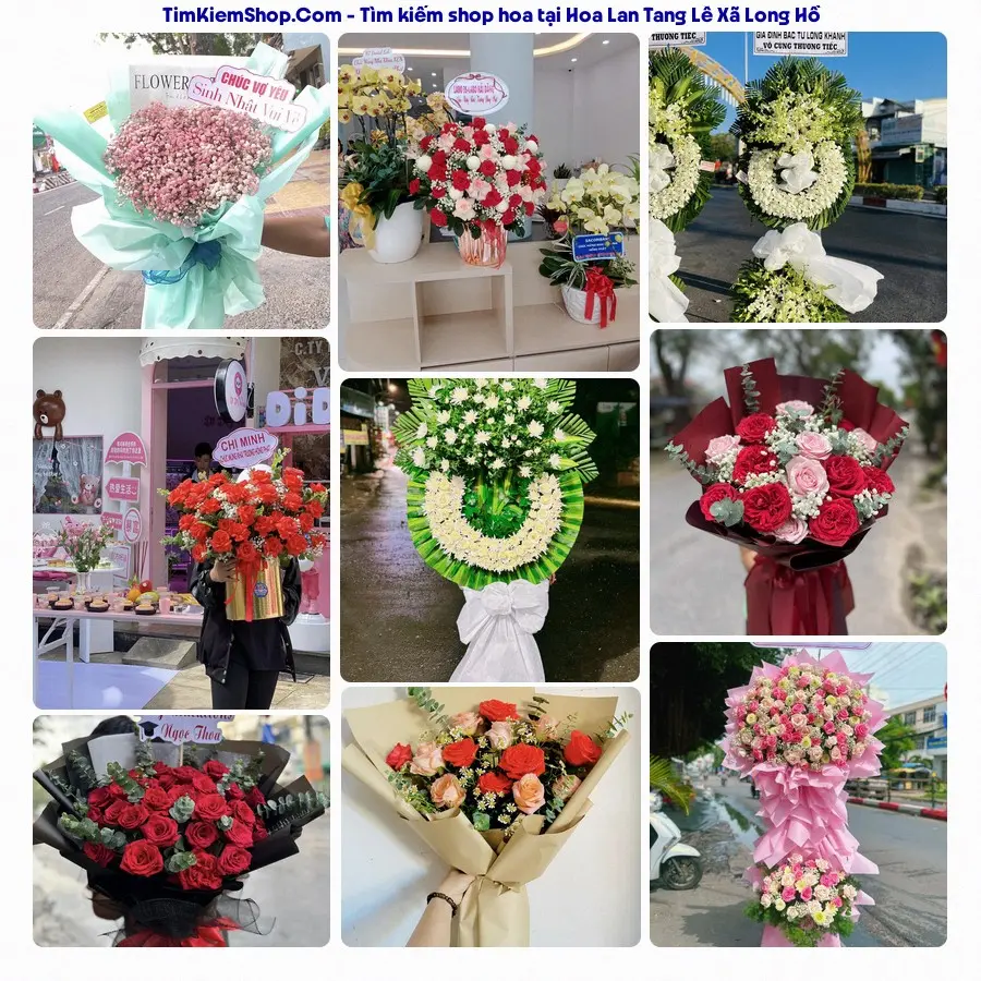 Hoa Tươi Thủy Nguyễn - Đặt Hoa Đám Tang Xã Long Hồ