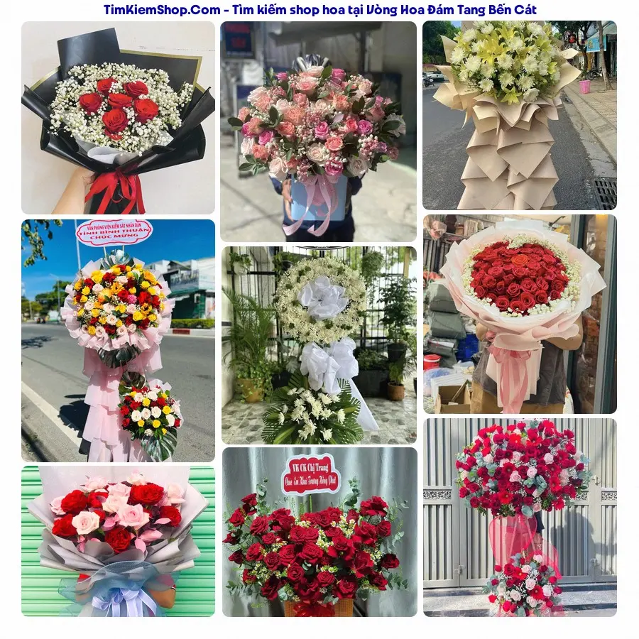 Hoa Tươi Yumi - Đặt Hoa Đám Tang Bến Cát
