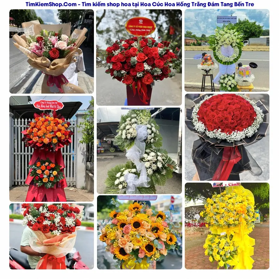 Hoa Tươi Yumi - Đặt Hoa Đám Tang Bến Tre