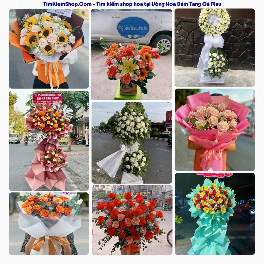 Hoa Tươi Yumi - Đặt Hoa Đám Tang Cà Mau