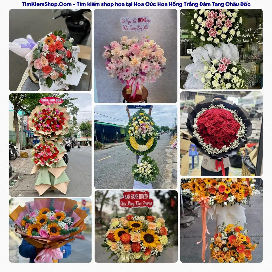 Hoa Tươi Yumi - Đặt Hoa Đám Tang Châu Đốc