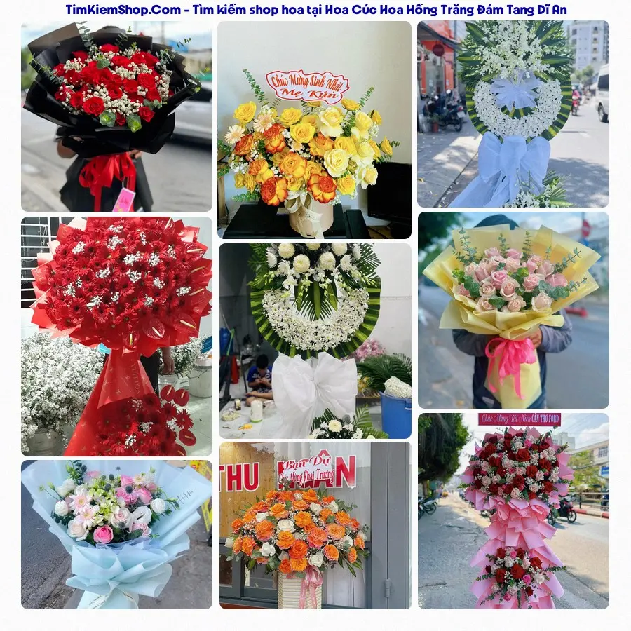Hoa Tươi Yumi - Đặt Hoa Đám Tang Dĩ An