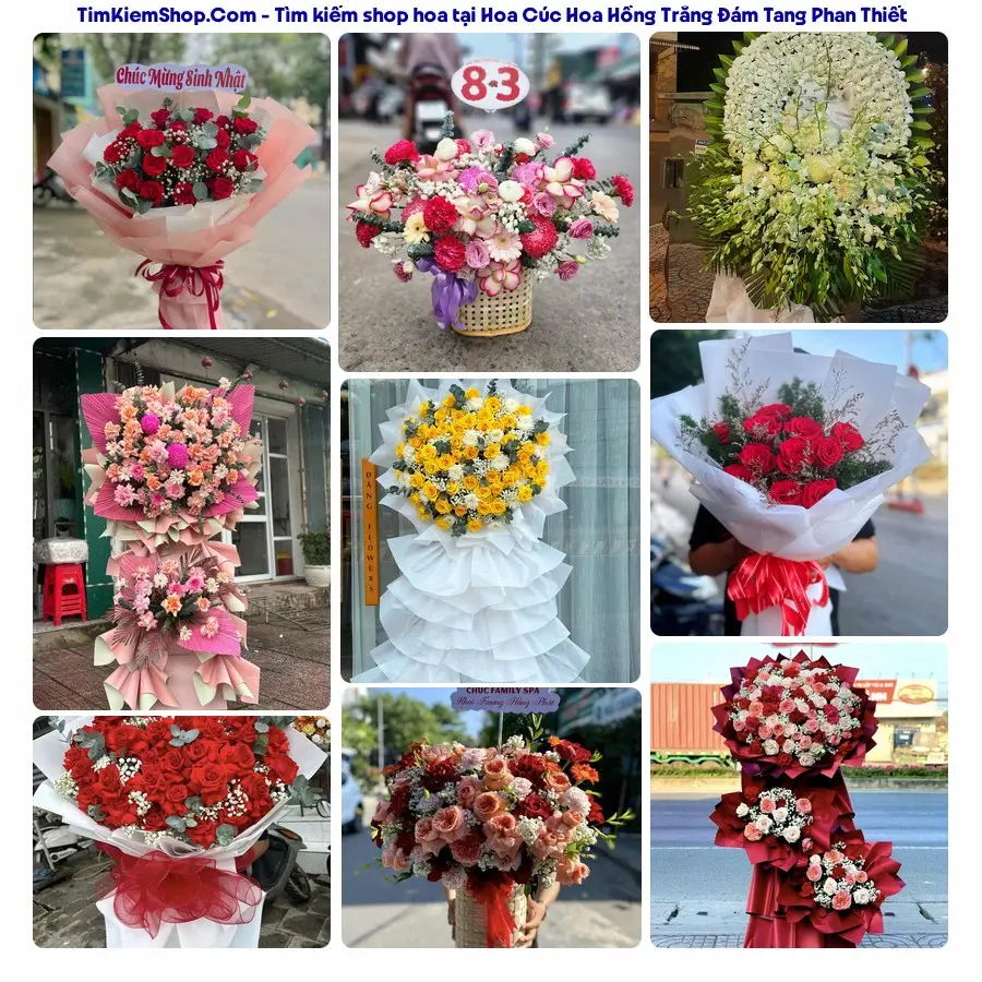 Hoa Tươi Yumi - Đặt Hoa Đám Tang Phan Thiết