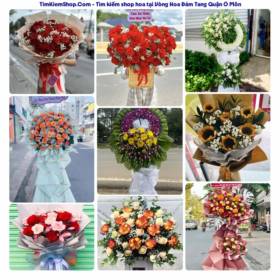 Hoa Tươi Yumi - Đặt Hoa Đám Tang Quận Ô Môn