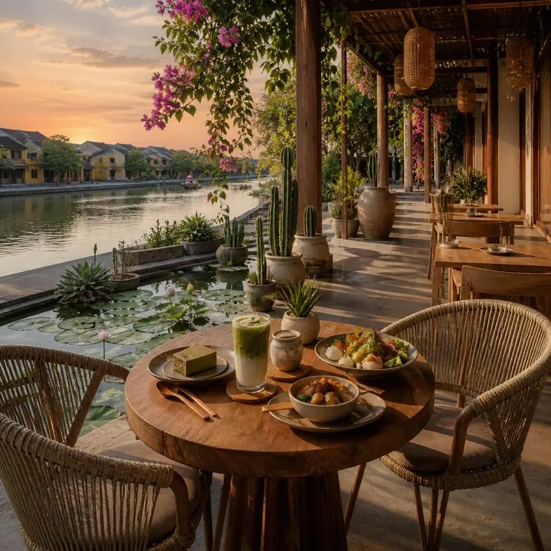 U Cafe Hoi An và khoảng lặng bên dòng Thu Bồn