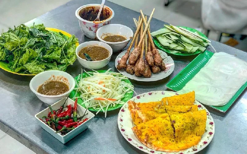 Bánh xèo quán giếng Bá Lễ