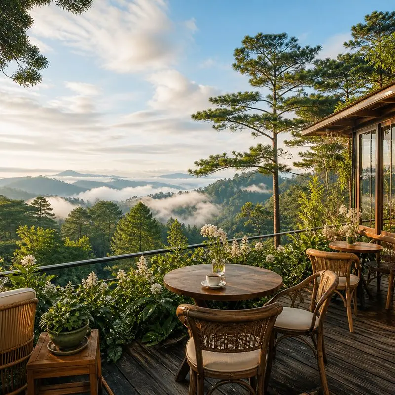 Horizon Coffee Đà Lạt: Khu vườn trên mây giữa đồi thông