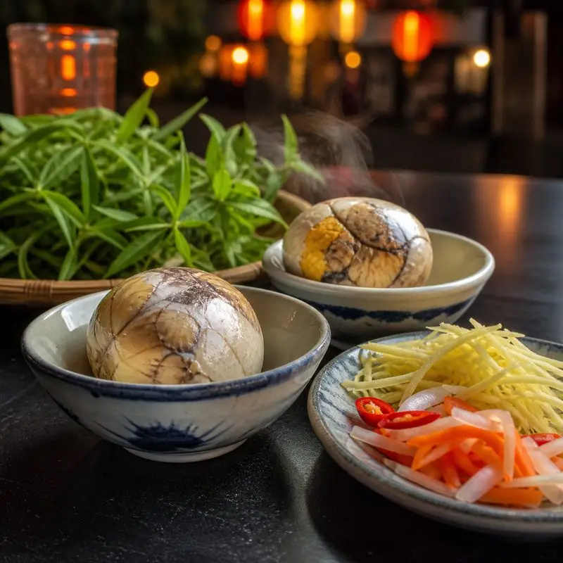 Hột vịt lộn Cô Dung