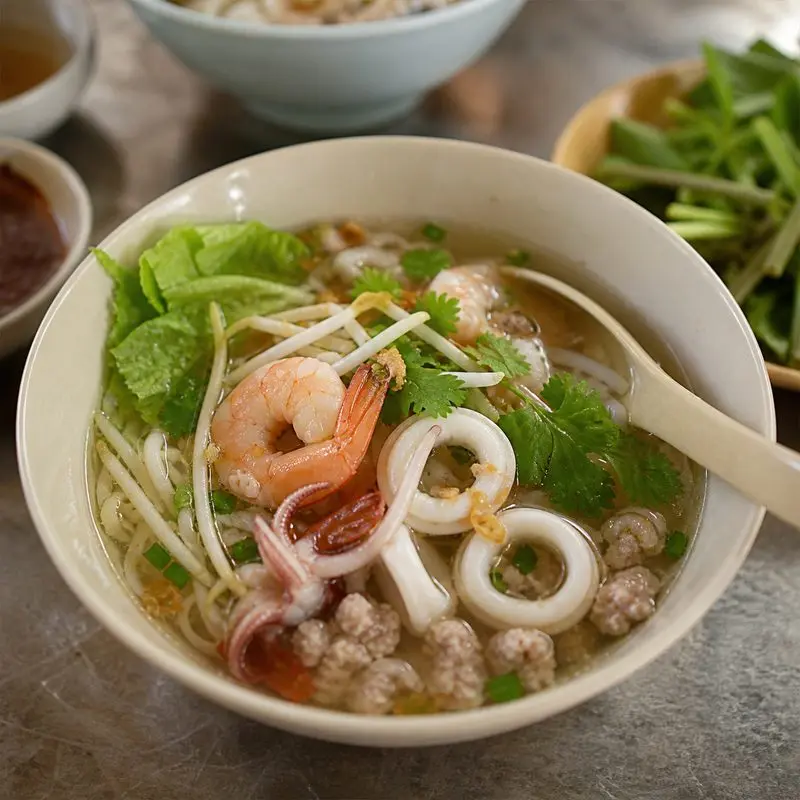 Hủ tiếu mực Ông già
