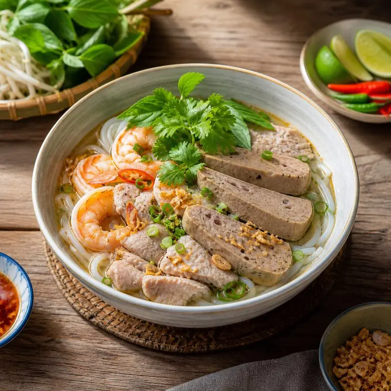 Hủ Tiếu Pate Bến Tre: tô hủ tiếu với phần pate chả đặc biệt