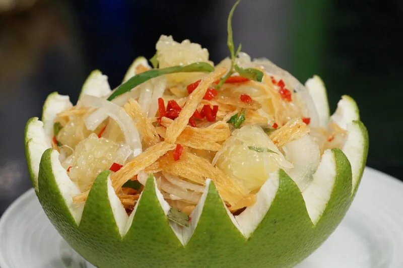 Thanh trà trộn mực khô