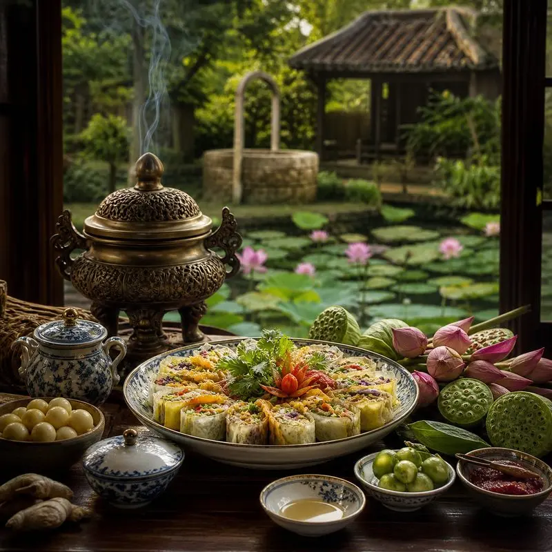 Huế Cổ, nơi giao hòa ẩm thực và kiến trúc nhà rường
