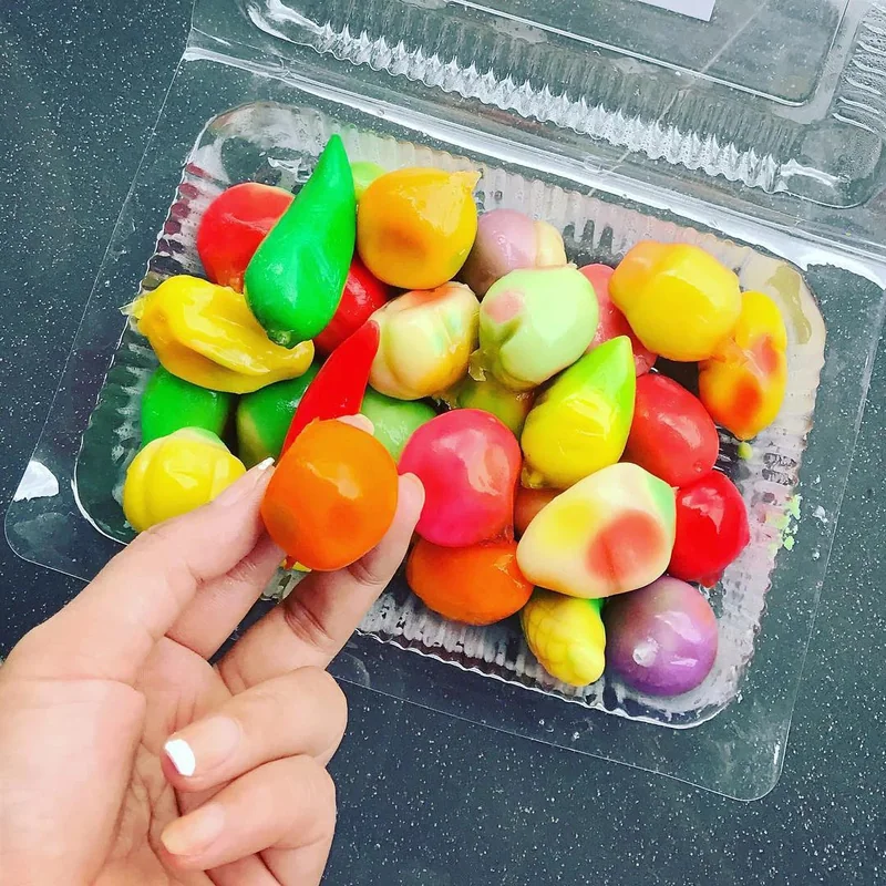 Bánh đậu xanh trái cây