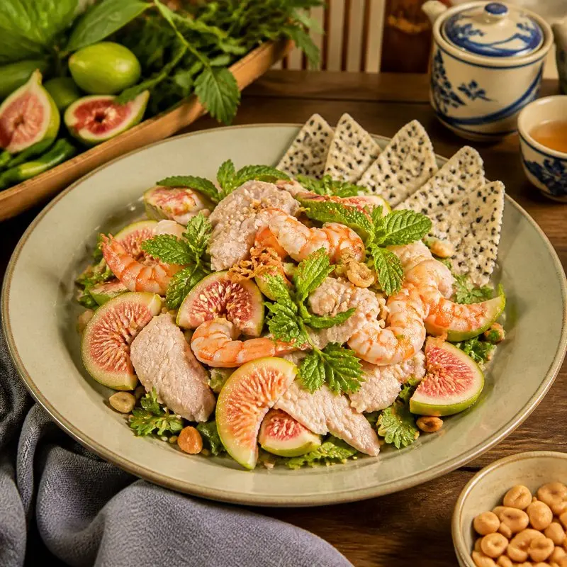 Vả trộn Huế: Hương vị dân dã và 7 nơi thưởng thức