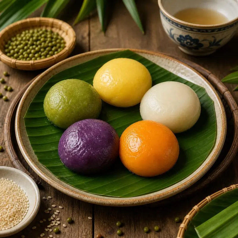 Khám phá bánh ít ngũ sắc và hai địa chỉ mua bánh ở Huế