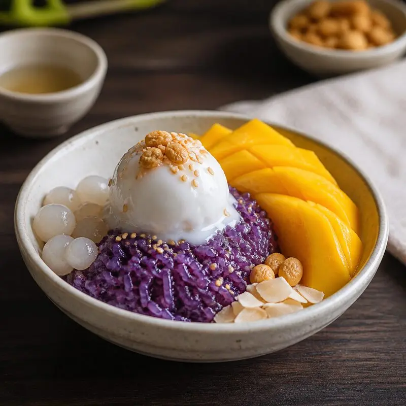 Kem Nếp Cẩm