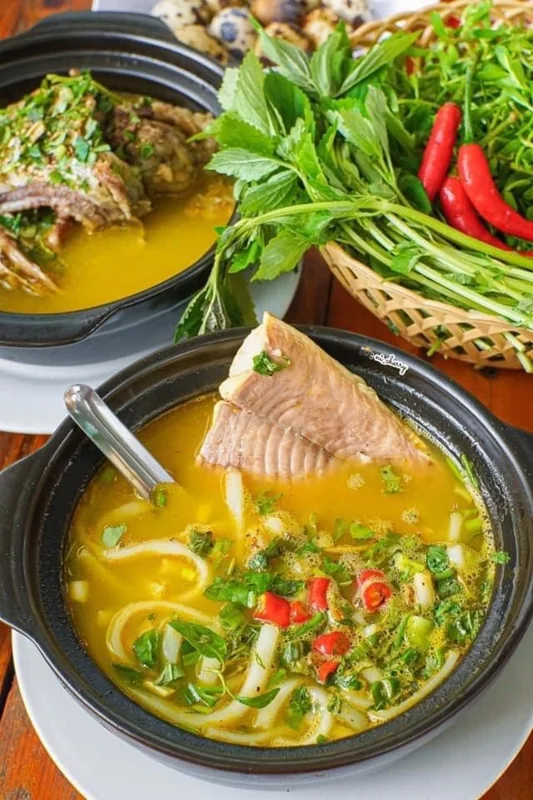 Bánh canh cá lóc Măng Đen