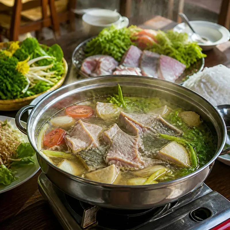 Lẩu cá đuối Nguyệt