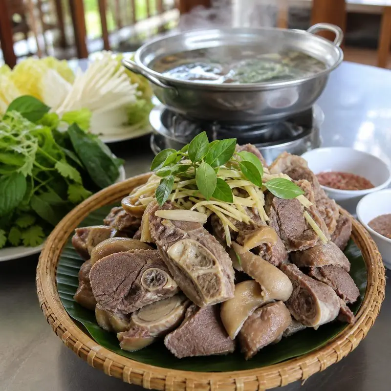 Lẩu dê ba Cầu Suối