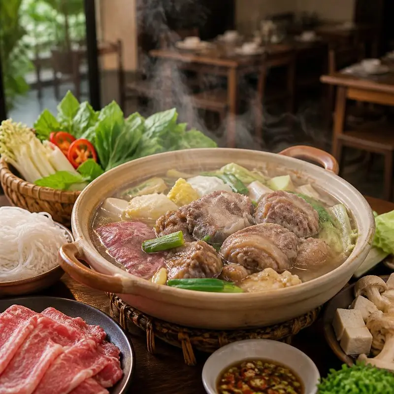 Lẩu đuôi bò Hạnh Nổ: Địa chỉ, menu và kinh nghiệm đi ăn
